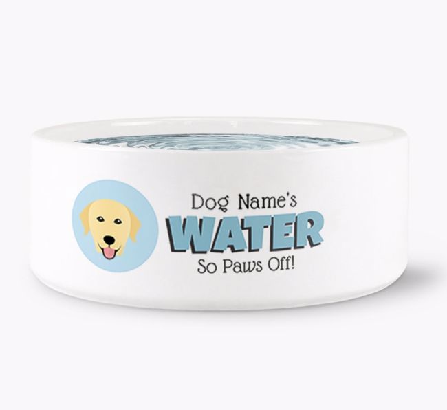 Personalised '{dogsName}'s Water' Bowl 